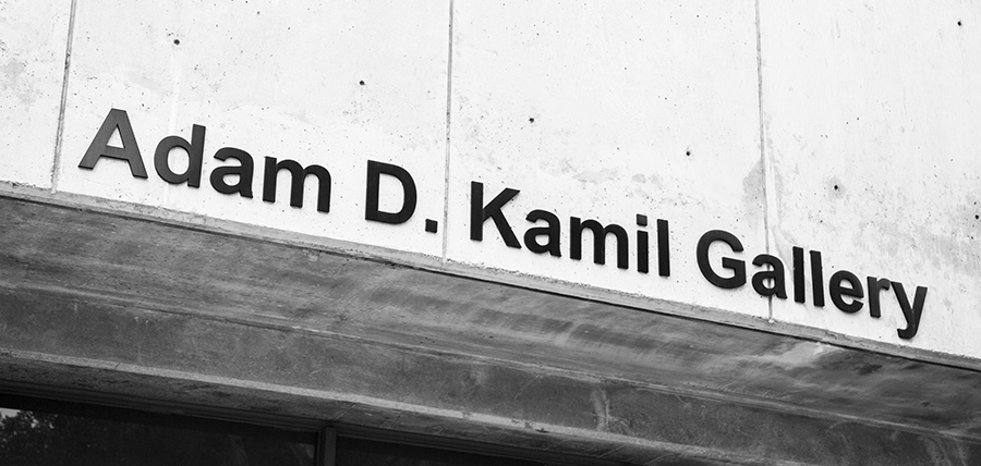 photo of the Kamil Gallery sign