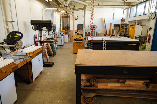 photo of the fabrication shop