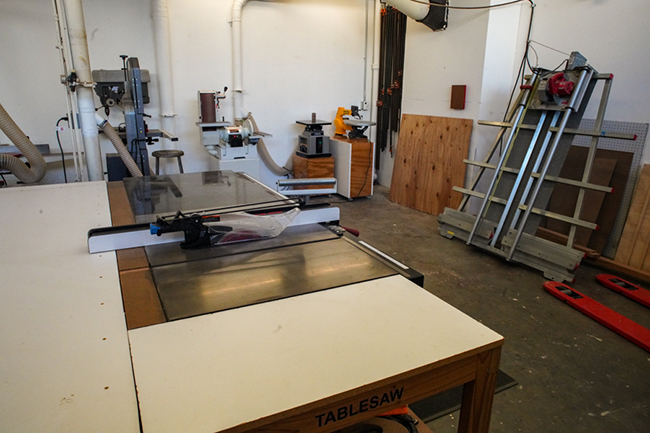 photo of the fabrication shop