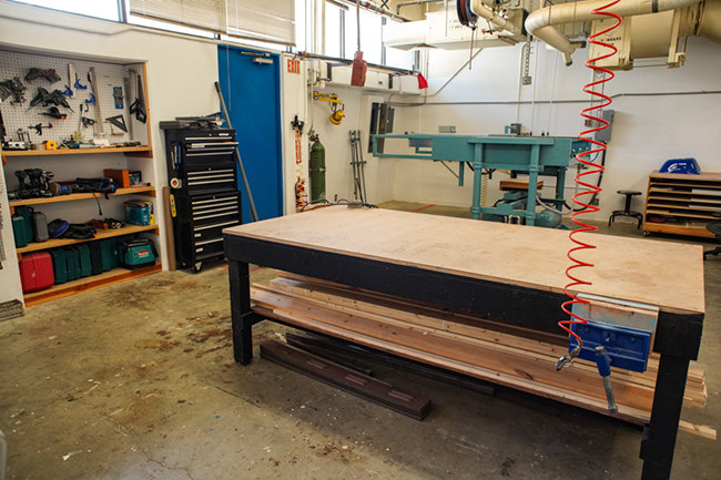 photo of the fabrication shop
