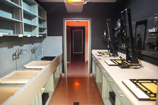 photo of a photography lab