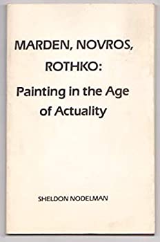 "Marden, Novros, Rothko" book cover
