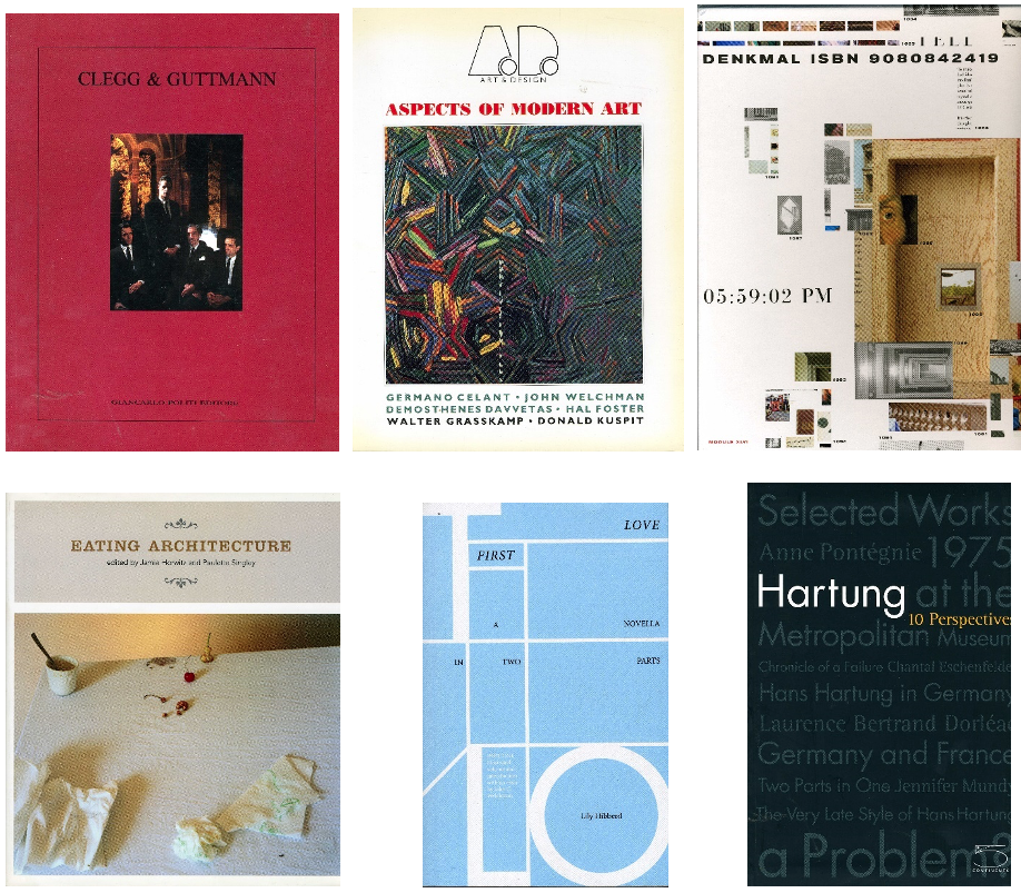 six book covers